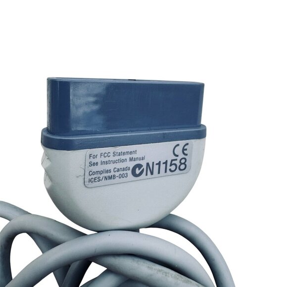 Sony PlayStation 1 PSone Analog Controller Gray Genuine SCPH-110 - Picture 7 of 9